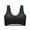 Black, variant on Kaemgyyd Plus Size Sports Bras for Women Fashion Lace Mesh Wirefree Padded Workout Yoga Bras Comfortable Full Coverage Seamless Bra