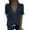 Bleu Foncé, variante sur Tralilbee Nouveau Femmes de la Mode Tout-Match V-Cou à Manches Courtes Tops Dentelle Garniture Imprimé Motif Décontracté T-Shirts Amples