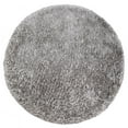 thumbnail image 2 of Rugsotic Carpets Hand Tufted Shag Polyester Eco-Friendly Area Rugs - 8'x8', Round, Gray White, Plain Solid Design, High Pile Handmade Anti Skid Rugs for Living Room, Bed Room K00111, 2 of 5
