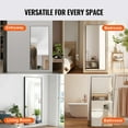 thumbnail image 6 of KFFKFF Full Length Floor Mirror 71'' x 31'' Free Standing Wall Mounted Tempered, 6 of 9