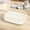 White, variant on LiUMX Large Semi-Enclosed Cat Litter Box with High Sides & Scoop - 48x34x18cm Splash & Litter Proof Design, Includes Sifter & Hook, (Blue)