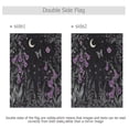 thumbnail image 4 of Yayeee Garden Flag 28"x40" Double Sided Outdoor Yard Lawn Holiday Decorations, Gothic Floral Print, 4 of 6