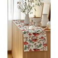 thumbnail image 5 of Table Runner 70 Inches Long for Kitchen Dining, Red Mushrooms Dresser Scarf Farmhouse, Dining Table Decorations for Wedding/Parties, Maple Leaves Plants Vintage Botanical 13 x 70 In, 5 of 8