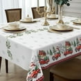 thumbnail image 4 of Christmas Tablecloth Christmas Car Table Cloth, Washable Table Cover for Xmas Holiday, Dining, Party Decor - 60" X 120" Rectangle/Rectangular/Oblong, 4 of 6