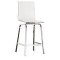 thumbnail image 4 of Chelsea Lane Acrylic and Chrome Swivel Stool, Set of Two, Counter Height, 4 of 11