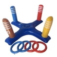 thumbnail image 1 of Outdoor Inflatable Water Basketball Hoop Set with Cross-Shaped Ring - 57x52cm PVC Pool Toy for 7-14 Teens & Adults, Enhances Hand-Eye Coordination, Easy Inflation, Interactive Family Fun, Free, 1 of 6