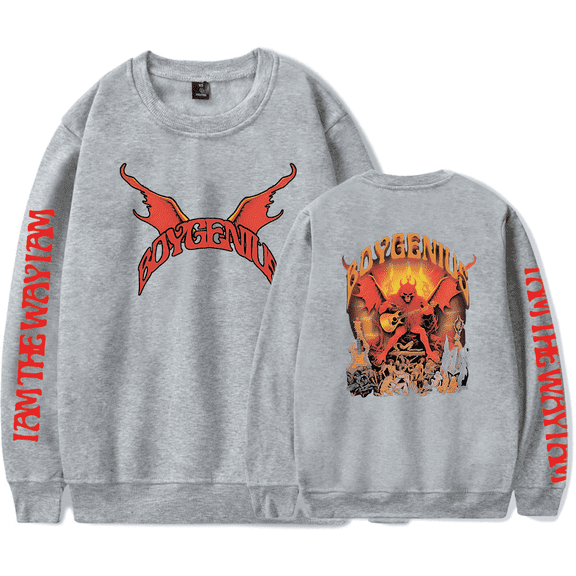 Boygenius Hoodies Boy Genius Demon Hoodie Hooded Sweatshirt Long Sleeve Men Women Pullover