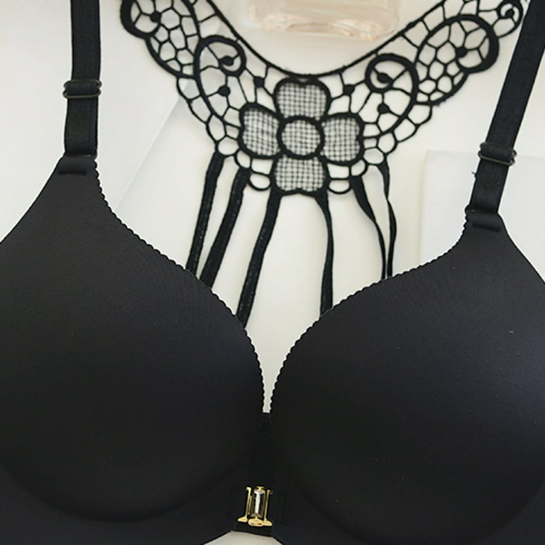 Victoria's Secret unlined 34DD BRA SET thong BLACK butterfly embroidered  Mesh 