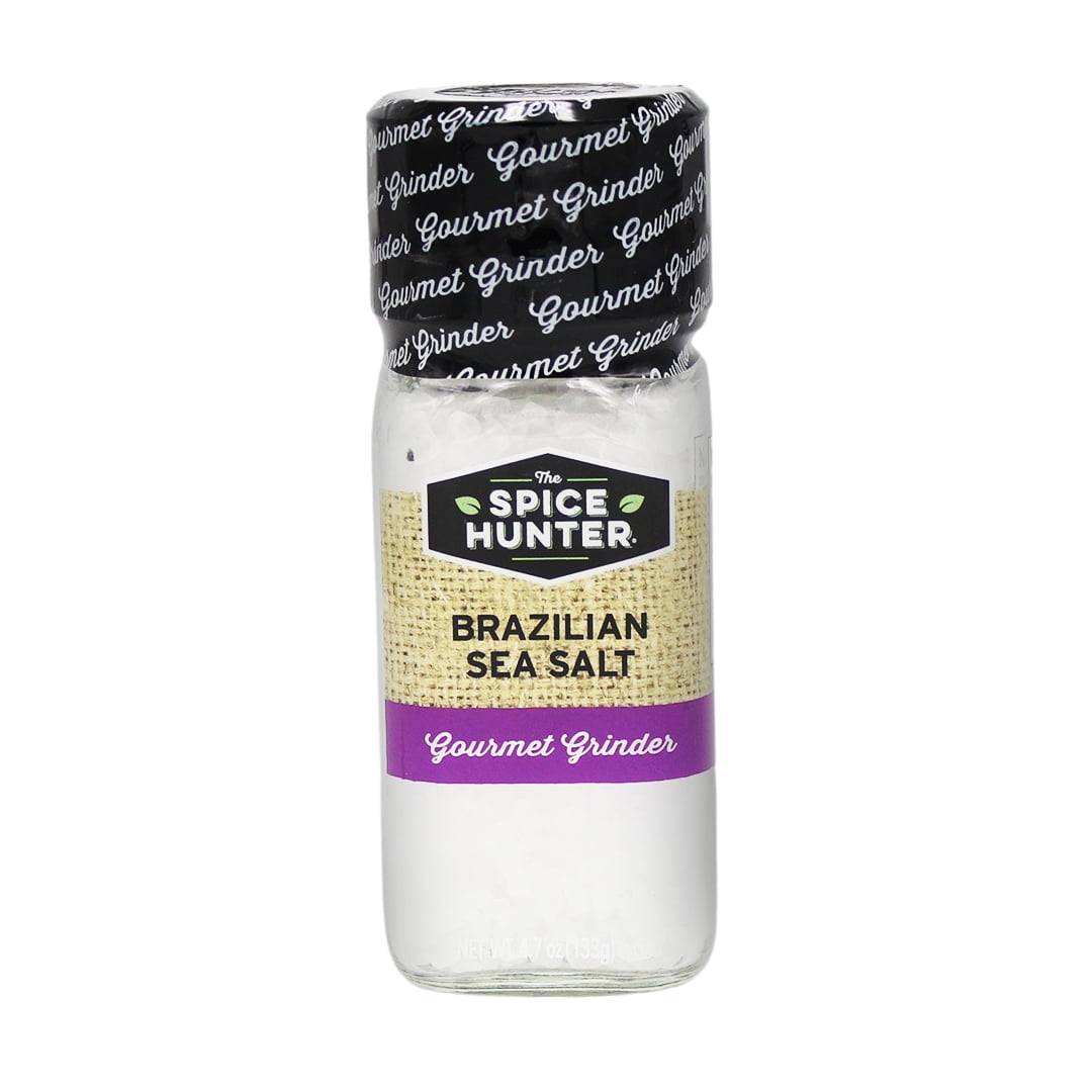 Spice Hunter Brazilian Sea Salt Grinder with Twist Cap (4.7 ozs)