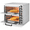 Silver 3600W, variant on Electric Pizza Oven,Commercial Pizza Maker with Crumb Tray, Timer,Stainless Steel Pizza Cooker for Home,Restaurant
