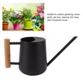 thumbnail image 4 of Regadera de Acero Inoxidable de 900 Ml con Pico Largo de Madera Elegante Regadera de Flores para Jardín Plantas de Interior y Exterior ANGGREK Otros, 4 of 8
