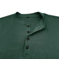 thumbnail image 6 of VJATTWR Mens Ringspun Three Button Long Sleeve Shirt, Sizes Xl, 6 of 7
