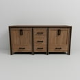thumbnail image 5 of Lexora Home Ziva 72" Vanity Cabinet in Rustic Barnwood, 5 of 6