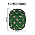 thumbnail image 3 of Pofeuu green Christmas Element Print Silicone Pot Mat Mitten With Hanging Loop Heat Resistant Oven Mitts Non-Slip Bbq Baking Smoking Potholders, 3 of 7