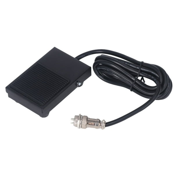 Interruptor de pie para herramienta eléctrica, interruptor de pedal plateado, interruptor de pie, máquina de pedal, interruptor de pie, integración perfecta NikouMX herramienta