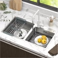 thumbnail image 3 of Tarja Fregadero Acero Inox Doble Tina Con Escurridor Movil, 3 of 5
