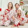 thumbnail image 2 of Family Matching Pajamas Christmas Jammies Clothes Cotton Holiday Nightwear Household Sleepwear Sets Long Sleeve Pjs, 2 of 5