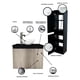thumbnail image 4 of Combo de Gabinete para Baño Ovalin y Monomando + Gabinete Organizador Kitay, 4 of 6