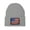 Grey, variant on Tattered USA Flag Patch Cuffed Beanie - Red
