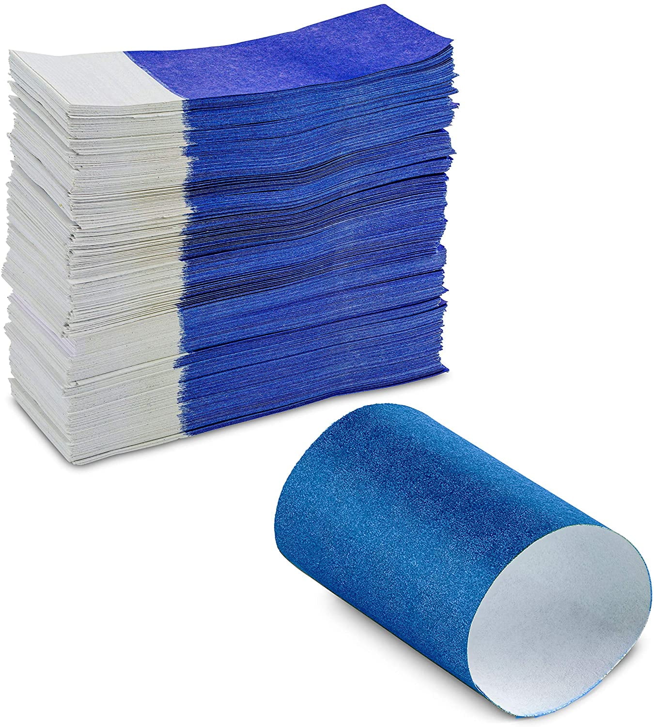 MT Products Blue Paper Napkin bands Self Adhesive Pack of 750