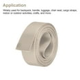 thumbnail image 4 of Uxcell Flat Nylon Webbing Strap 1 inch 4 Yards Champagne for Backpack, Luggage Rack, 4 of 6