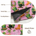 thumbnail image 6 of 5x8 Area Rugs for Living Room, Saint Patrick's Day Non Slip Area Rugs for Kitchen Bedroom Entryway, Pink Gnomes Hat Boot Clovers Love Washable Carpet Runner Rug Floor Mats for Bedroom Home Decor, 6 of 8