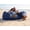Navy Blue, variant on Inflatable Couch Air Lounger Chair - Portable Blow Up Sofa for Camping, Beach & Music Festivals, No Pump Required, Lightweight 2lb Air Hammock with Pillow Headrest, Pink