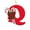 Q, variant on PEIBang Christmas Letter Ornaments Christmas Tree Decoration,Acrylic Hanging Pendant,Xmas Alphabet Letters Ornaments for Christmas Tree,Home,Party Decor