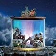 thumbnail image 2 of Mini Doll House DIY Kit For 3D Puzzle Assembly Building Model Making Room Toys Home Decorations With Furniture LED Light Gifts B-113, 2 of 6