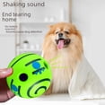 thumbnail image 3 of Pelota rodante con sonido para perros, pelota para darse placer a sí mismo, pelota que ríe, rechina los dientes para aliviar el aburrimiento, pelota resistente a las mordeduras, pelota con sonido, 3 of 5