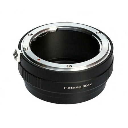 Image of Fotasy Copper Nikkor Lens to Fuji X Adapter NK F Mount to X Adapter Compatible with Fujifilm X-Pro1 X-Pro2 X-Pro3 X-E2 X-E3 X-A10 X-T1 X-T2 X-T3 X-T4 X-T10 X-T20 X-T30 X-T30II X-T100 X-H1