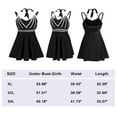 thumbnail image 2 of Womens Halter Swimdress Plus Size Two Piece Swimsuit Tankini Set, 2 of 7