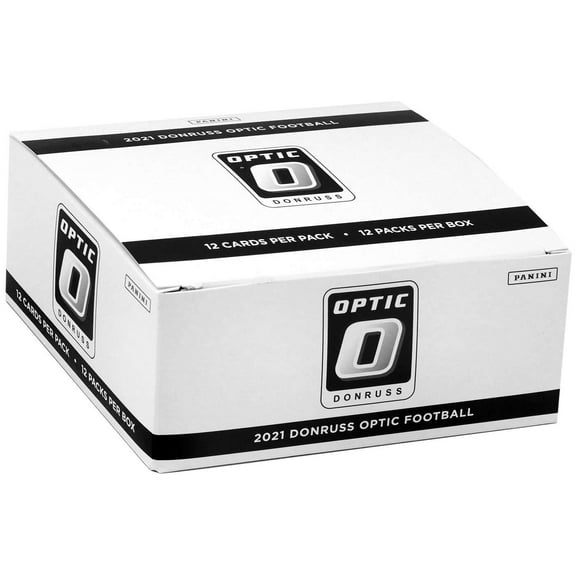 NFL Panini 2021 Donruss Optic Football Trading Card VALUE Box (12 Packs)