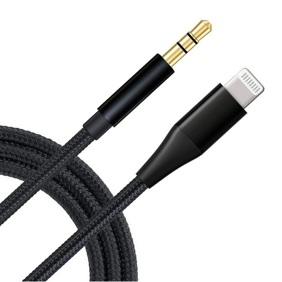 3.5mm Aux Cable for iPhone 13 Mini - Audio Cord Car Stereo Aux-in Speaker Wire Headphone Jack Adapter Braided