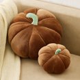 thumbnail image 4 of Almohadas Adultos NiñOs Calabaza Juguetes De Peluche Almohada De Calabaza Esponjosa CojíN De SalóN Relleno XBTCLXEBCO 13.78";Marrón, 4 of 6
