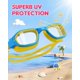 thumbnail image 2 of Kids Swim Goggles,Swimming Goggles for Kids 6-14, Anti-Fog UV Protection Pool Glasses for Boys Girls, 2 of 5