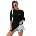 thumbnail image 5 of VILOVE Women Aunt Shirt Oversize Cool Aunts Club T-Shirt Auntie Letter Print Shirt Cute Tee Tops, 5 of 7