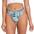 thumbnail image 1 of Fotbe Gnome And Red Fox Fishing Tanga Sin Costuras para Mujer con Estampado – Panties Invisibles, Transpirables y Cómodos para Uso Diario-X-Large, 1 of 6