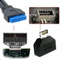 thumbnail image 6 of FVH Overmold Type-E IDC Socket USB 3.1 Front Panel Header to USB 3.0 20Pin Header Extension Adapter with CH334P, 6 of 9