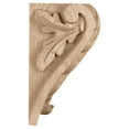 thumbnail image 3 of Ekena Millwork 5 1/4"W x 4 1/2"D x 7 1/3"H, Small Block Acanthus Leaf Corbel, Alder, 3 of 4