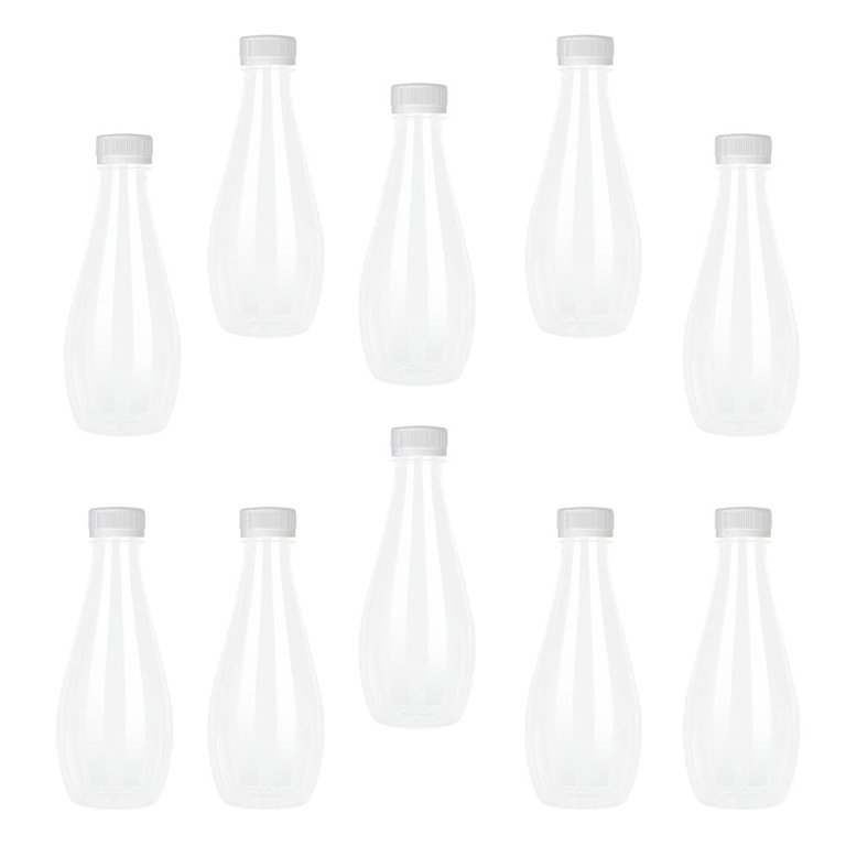12 oz Juice Bottles with Caps for Juicing (12 pack) - Reusable Clear Empty  Plastic Water Bottles - D…See more 12 oz Juice Bottles with Caps for