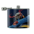 thumbnail image 2 of Superman Darkseid Character Stainless Steel 5oz Hip Drink Kidney Flask, 2 of 4