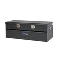 thumbnail image 1 of Dee Zee Tool Box DZ8556FSB Hardware; Chest; Single Lid; Diamond Tread; Black Textured Powder Coated; Steel; 8.9 Cubic Foot Capacity; Non-Slanted Base, 1 of 2