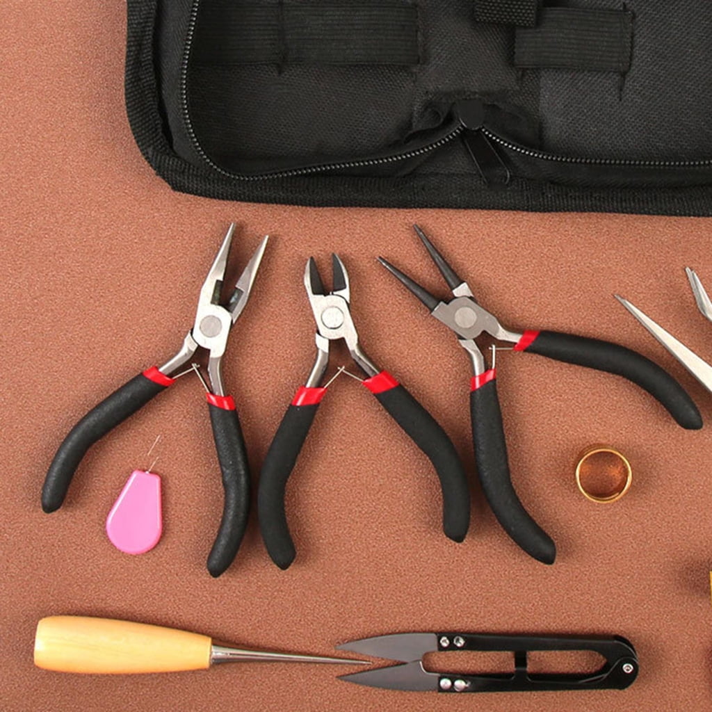 Beadwork Tool Set Jewelry Pliers Set Professional Jewelry Tools Set Jewellery Making Tool for Necklace Charm
