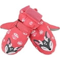 thumbnail image 2 of Infant Baby Toddler Kids Winter Mittnes Lined Fleece Warm Waterproof Ski Snow Gloves For Boys Girls, 2 of 4