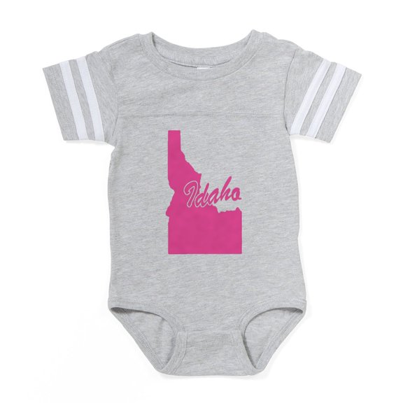 CafePress - Idaho - Cute Infant Baby Football Bodysuit