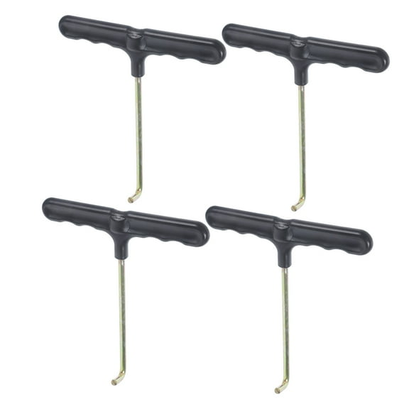 SASABAXI Trampoline Spring Puller T Hook for Trampoline Replacement Springs Black Plastic Handle Hook