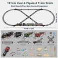 thumbnail image 6 of Electric Train Sets for Boys Girls Metal Alloy Christmas Trains Toys, 6 of 10
