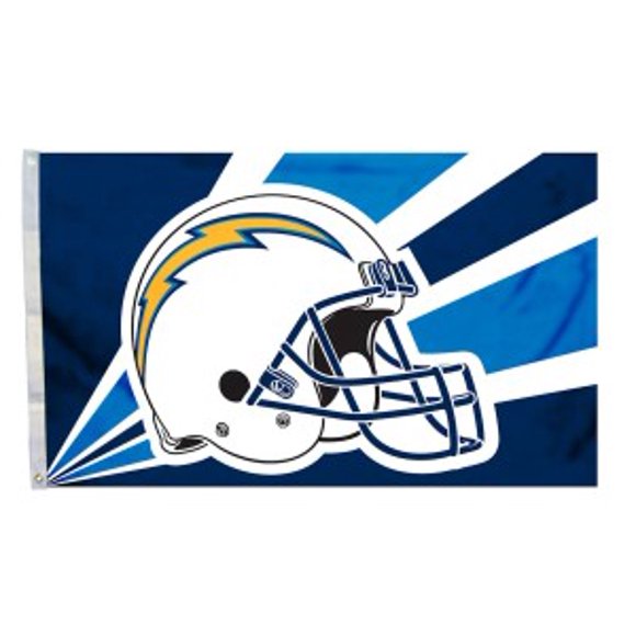 San Diego Chargers 3'x5' Helmet Design Flag