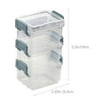 thumbnail image 3 of MasteelfCA 6 Pcs Desktop Storage Cases Transparent Jewelry Organizers Stackable Boxes, 3 of 8